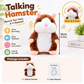 Sprechender Plüsch-Hamster – wiederholt alles, was man sagt, bewegt dabei automatisch den Kopf; ein Riesenspaß für Kinder und Erwachsene-Gcom