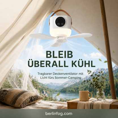 ⏰ Zeitlich begrenztes Angebot: 60% RABATT auf wiederaufladbaren Deckenventilator mit LED! 🌬️✨