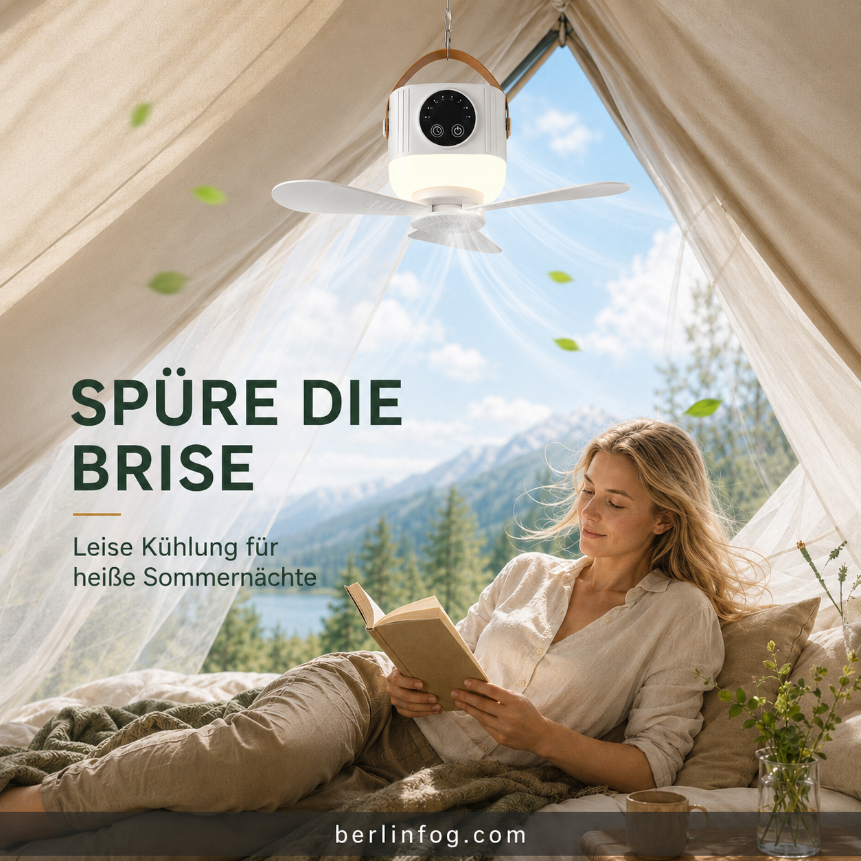 ⏰ Zeitlich begrenztes Angebot: 60% RABATT auf wiederaufladbaren Deckenventilator mit LED! 🌬️✨