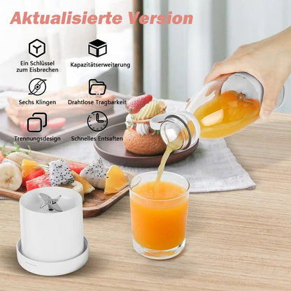 💥 Muttertagsaktionen 💥 Bestseller Tragbarer Entsafter | 🌟Frischer Saft jederzeit und überall!