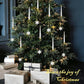 🎁Frühweihnachtliche Aktion – 50 % Rabatt🎄Weihnachtsbaum-LED-Kerzen mit klarem Kristallkugelhaken