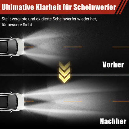 🚗 ✨ Autoscheinwerfer-Reparaturset – Professionelle Politur mit Schwamm und Versiegelung, klar und einfach anzuwenden, UV-Schutz💎