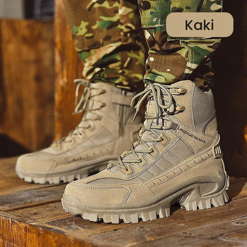 🔥Kostenloser Versand – Wasserdichte und rutschfeste taktische Sportstiefel mit hohem Schaft (verbesserte Haltbarkeit)