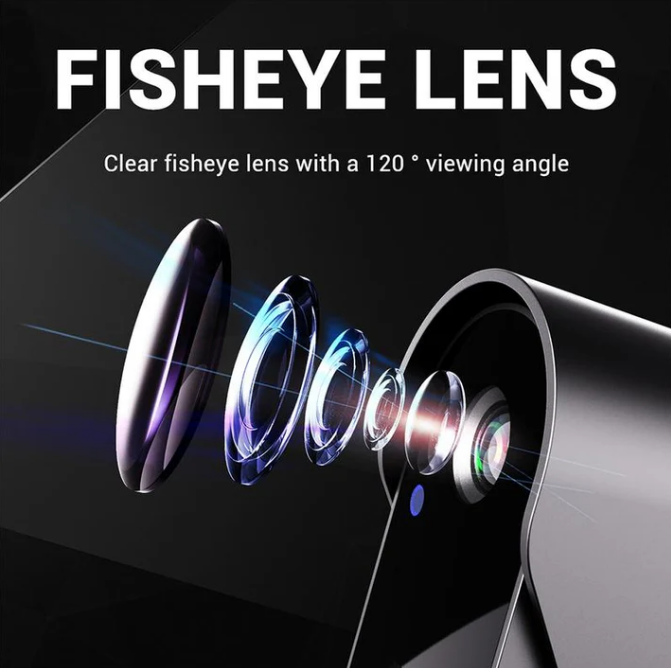 Drahtlose Türklingel-Kamera: 1080P, 170°-Winkel, 4,3-Zoll-Bildschirm, IPX65-Outdoor-Wasserdichtigkeit, Nachtsicht