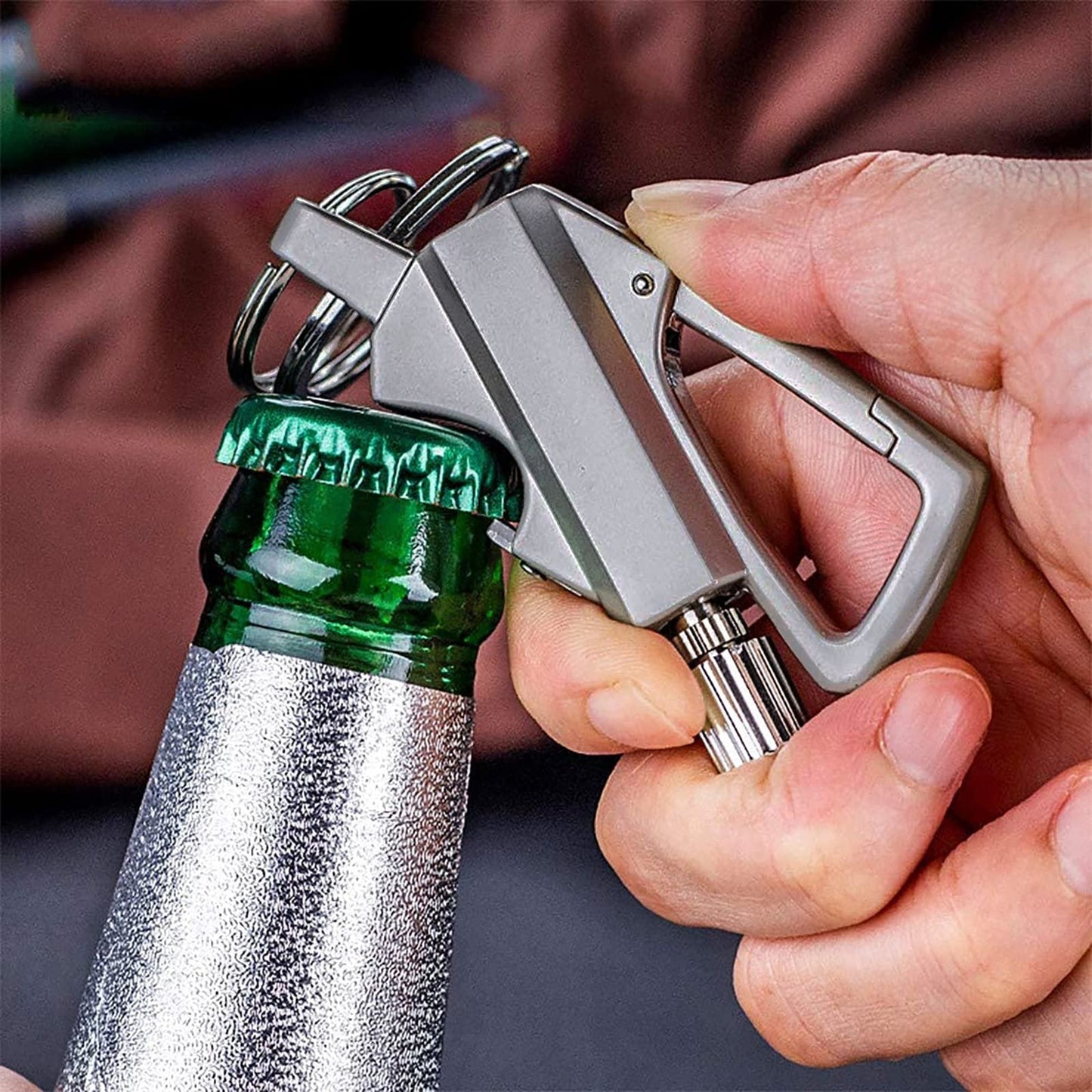 🔥Multitool Schlüsselanhänger Flaschenöffner, Wiederverwendbar