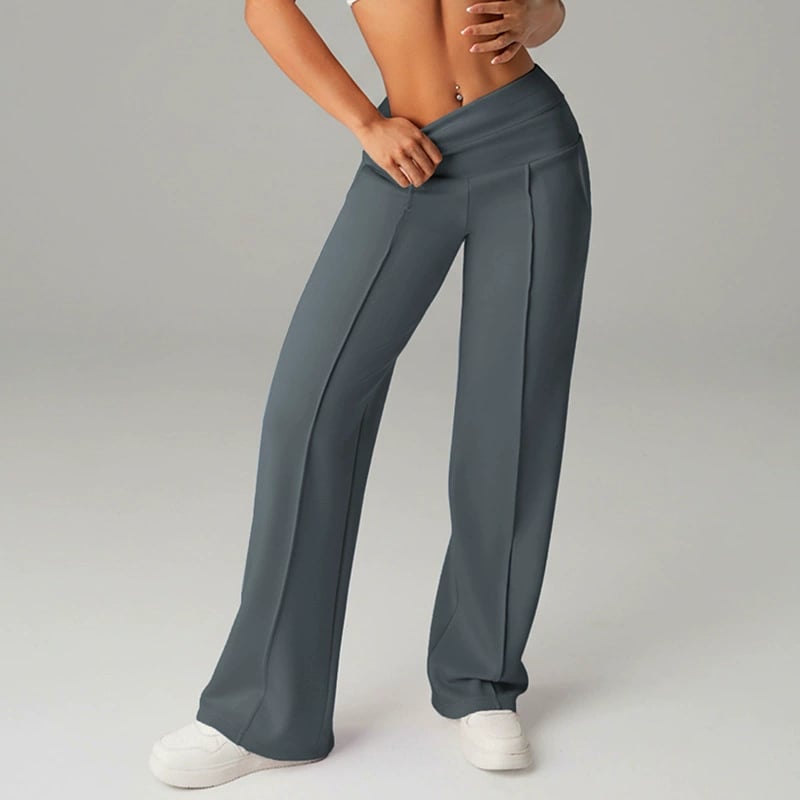 👖 60% RABATT! 💃 Damen Straight-Leg-Hose – Hoher Bund, Bequemer Stretchstoff & Vielseitige Farbauswahl ✨
