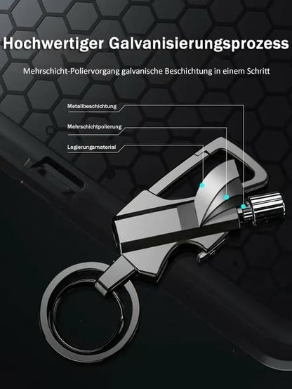 🔥Multitool Schlüsselanhänger Flaschenöffner, Wiederverwendbar