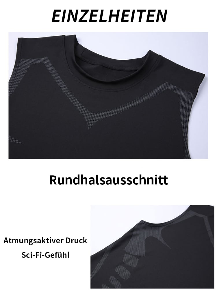 👚 50% RABATT! 🔥 Ionic Shaping ärmelloses Shirt – 2026 Neue Version – Figurformend, atmungsaktiv & perfekt für unter jedem Outfit ✨
