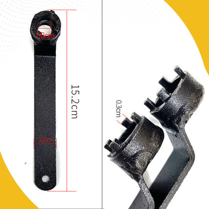 Spezialschlüssel für Vier-Klauen-Winkelschleifer