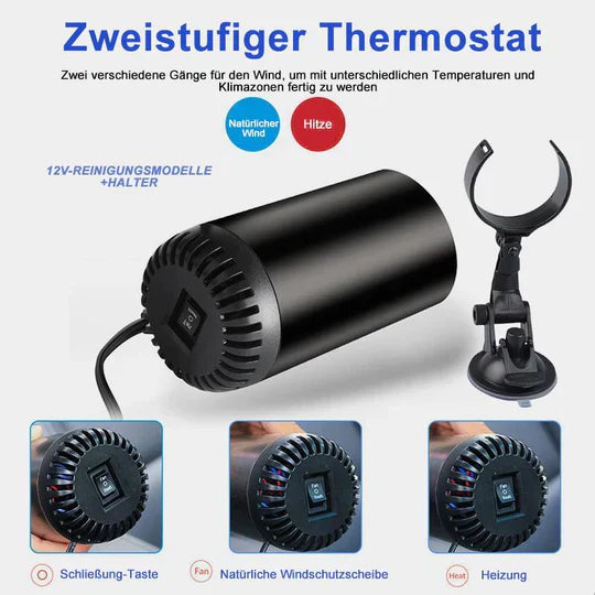 🎁49% RABATT- Must-have für Autos im Winter🎁Tassenform Auto Warmluftgebläse