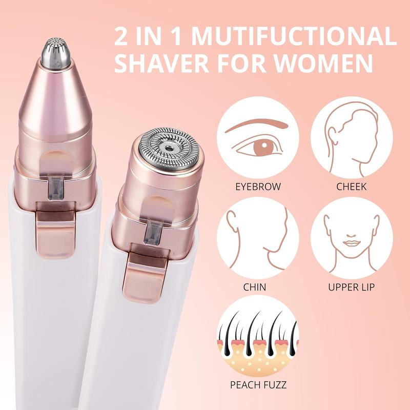 💗Letzter Tag Sonderverkauf! ✨2-in-1 Gerät zur Entfernung von Augenbrauen und Gesichtshaaren für Frauen