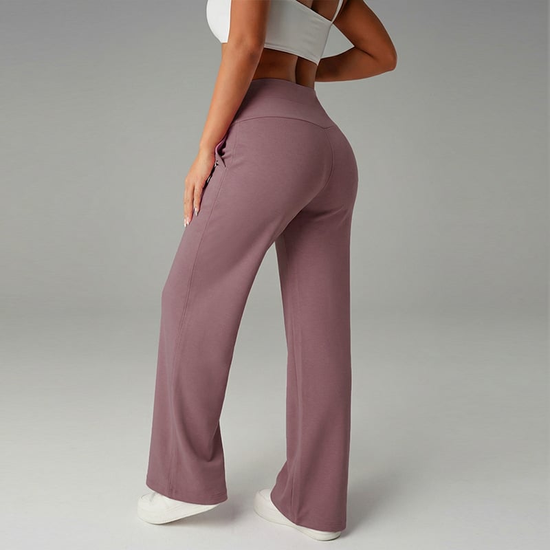 👖 60% RABATT! 💃 Damen Straight-Leg-Hose – Hoher Bund, Bequemer Stretchstoff & Vielseitige Farbauswahl ✨