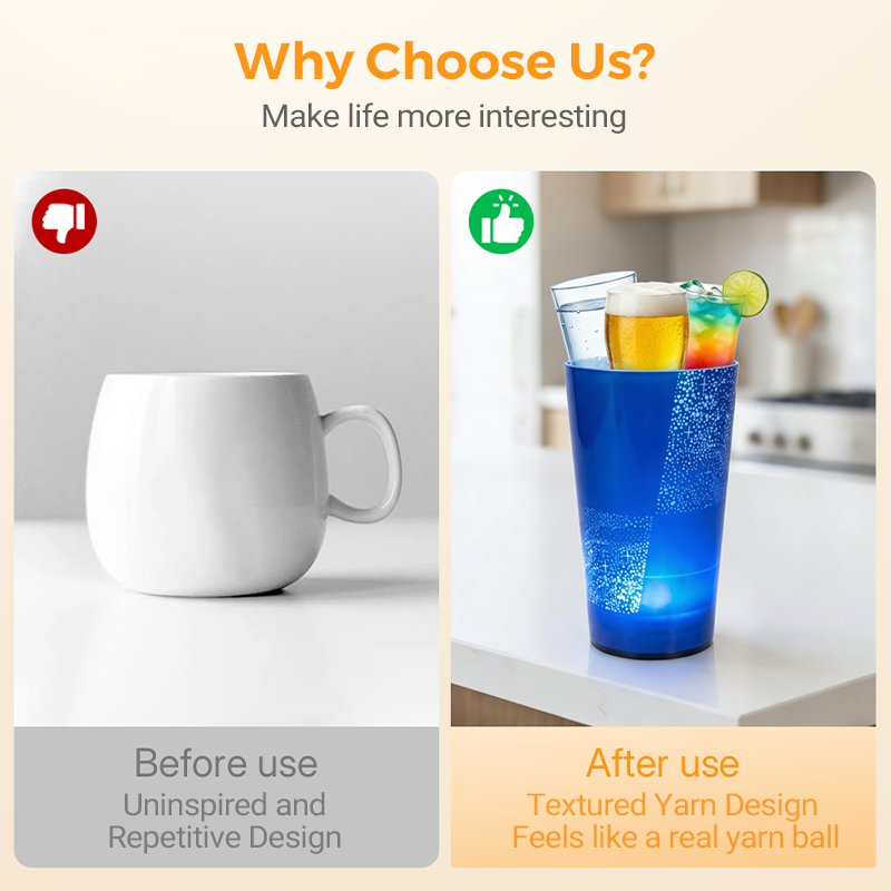 Leuchtender Red Bull Becher mit Strohhalm – Für Partys, Bars & Veranstaltungen 🥤✨