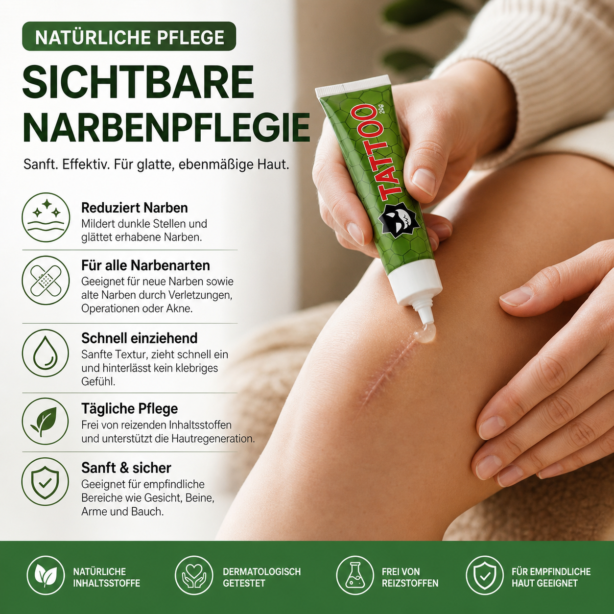 Salbe zur Narbenentfernung