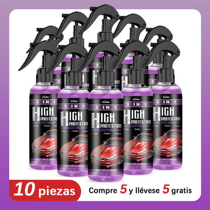 🔥Spray de revestimiento rápido para automóviles de alta protección 3 en 1