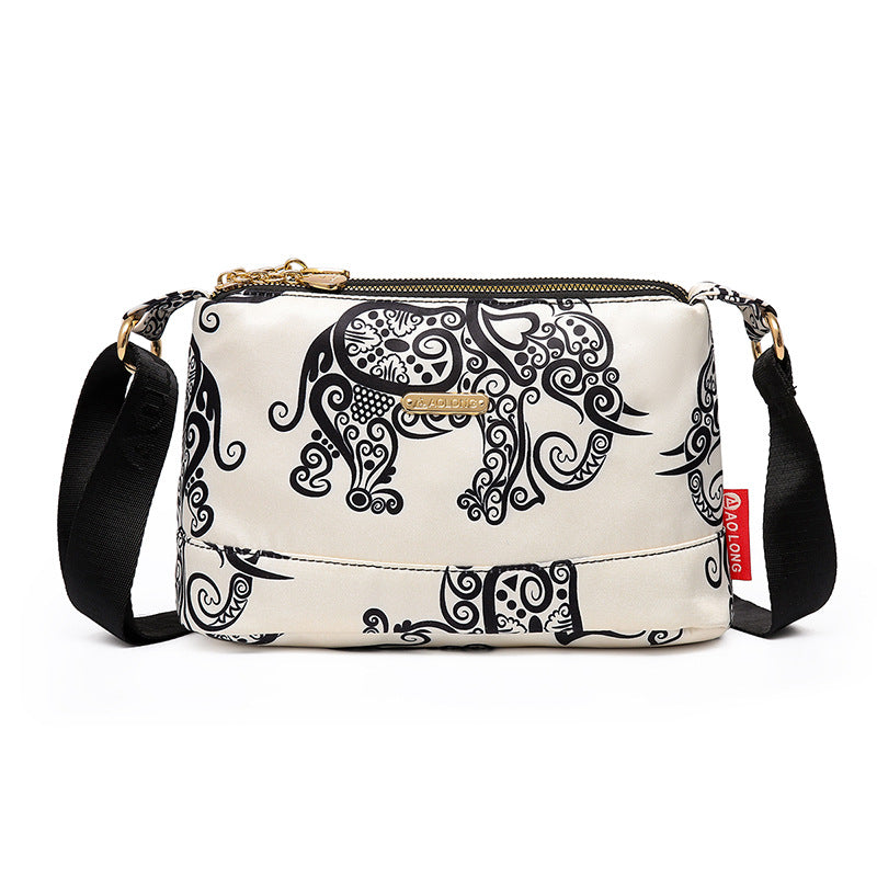 🔥Summer New Sales🔥Women's Multi-Pocket Printed Crossbody Bag