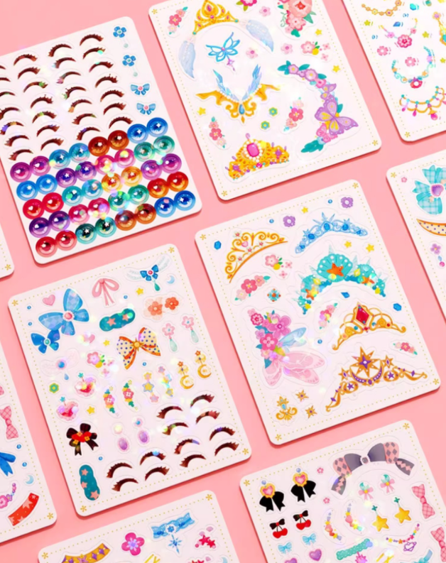 👑 50% RABATT SONDERANGEBOT! ✨ 3-in-1 Prinzessin Ankleid- & Schminkset - Enthält Kronen, Zauberstäbe & Schminke für Kreative Rollenspiele 🧚‍♀️✨