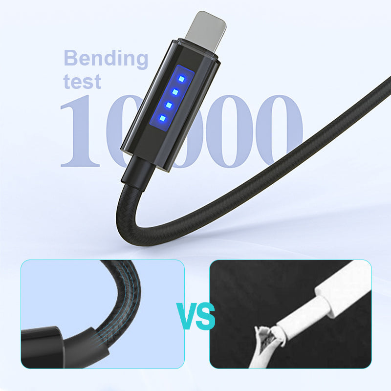 Auto Power-Off Fast Charging Data Cable