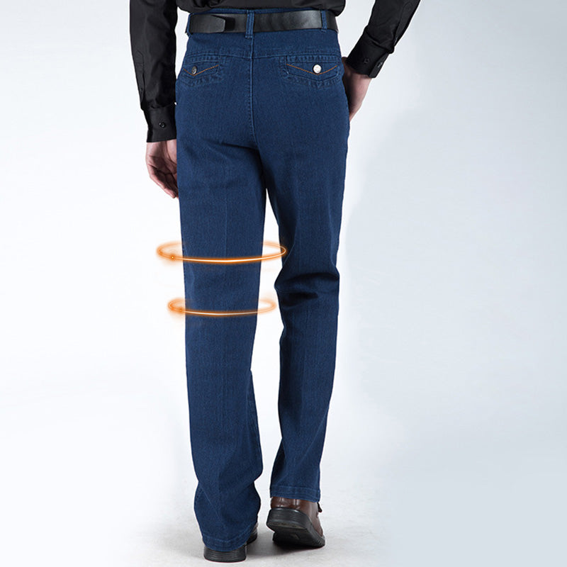 👖Herrenjeans mit hoher Taille und gerader Passform