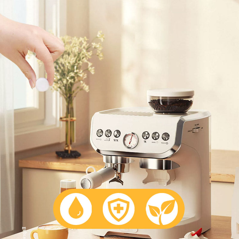 Kraftvolle Reinigungsbrausetabletten für Kaffeemaschine