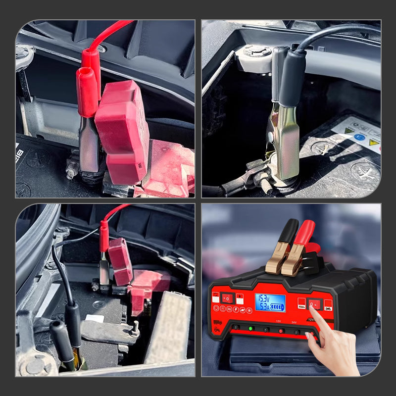 🎉Heißer Ausverkauf 50% OFF🎉Intelligentes Impulsreparatur-Batterieladegerät für Kraftfahrzeuge