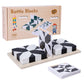 Kreatives Schwarz-Weiß-Blockpuzzle-Set für Kinder