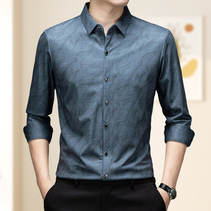 🔥Herren Casual Business Hemd Knitterfrei