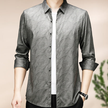 🔥Herren Casual Business Hemd Knitterfrei