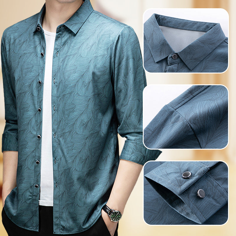 🔥Herren Casual Business Hemd Knitterfrei