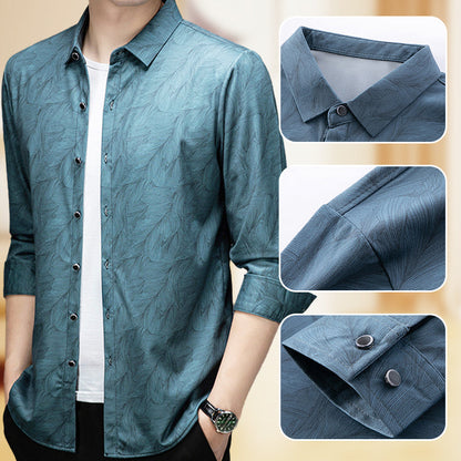 🔥Herren Casual Business Hemd Knitterfrei
