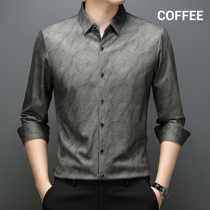 🔥Herren Casual Business Hemd Knitterfrei