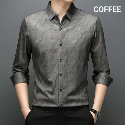 🔥Herren Casual Business Hemd Knitterfrei