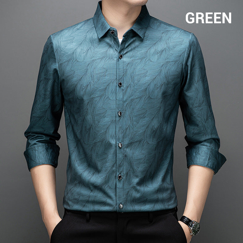 🔥Herren Casual Business Hemd Knitterfrei