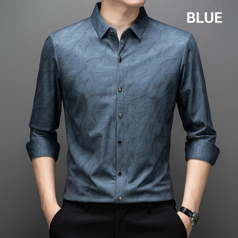 🔥Herren Casual Business Hemd Knitterfrei