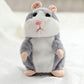 Sprechender Plüsch-Hamster – wiederholt alles, was man sagt, bewegt dabei automatisch den Kopf; ein Riesenspaß für Kinder und Erwachsene-Gcom