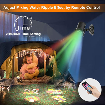 2-in-1 HD Remote Control Holiday Projector Lights