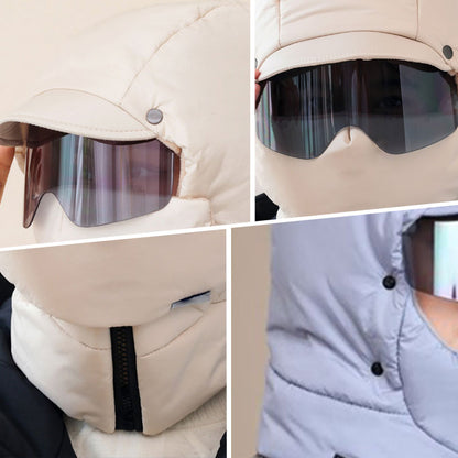 🔥Heißer Verkauf 49% Rabatt🔥Winddichte Vollgesichts-Outdoor-Reitmaske mit Brille