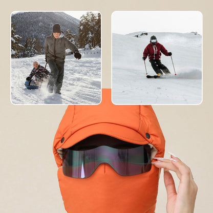 🔥Heißer Verkauf 49% Rabatt🔥Winddichte Vollgesichts-Outdoor-Reitmaske mit Brille