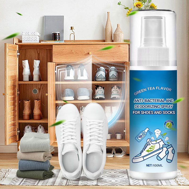 Antibakterielles und desodorierendes Spray für Schuhe und Socken