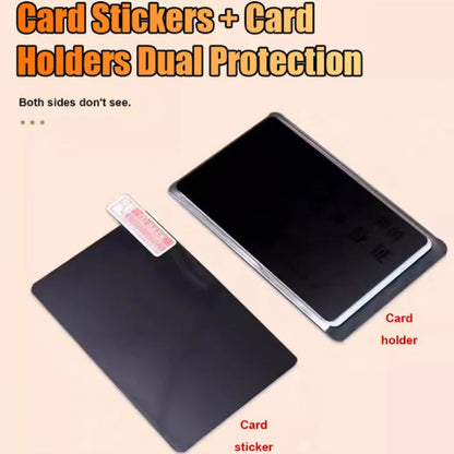 Anti-Peeping Card Sleeve zum Schutz von Informationen