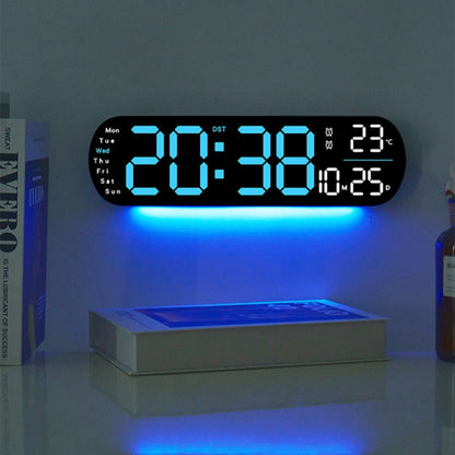 Multifunktionale dekorative LED-Digital-Wanduhr