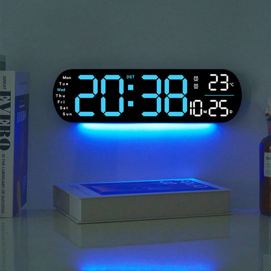 Multifunktionale dekorative LED-Digital-Wanduhr