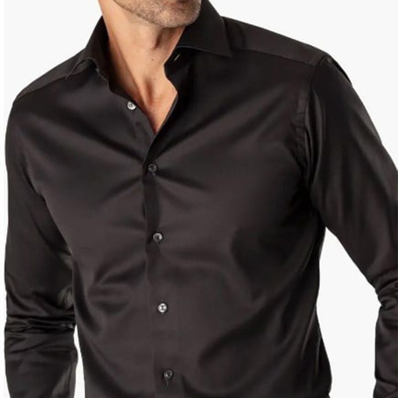 👔Herren hochelastisches bügelfreies Business-Hemd