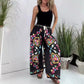 💖Damen-Freizeithose aus Imitat-Denim mit Kordelzug
