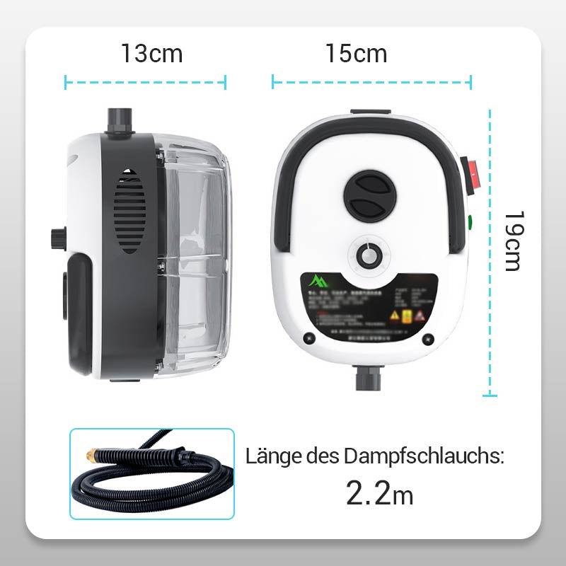 🔥🔥HEIßER SALE 58% RABATT🔥🔥2500W Tragbarer Hochtemperatur-Dampfreiniger mit Druckbeaufschlagung