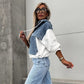 🔥HEISSER VERKAUF 50% - Damen-Jeansjacke mit Kapuze und Kordelzug
