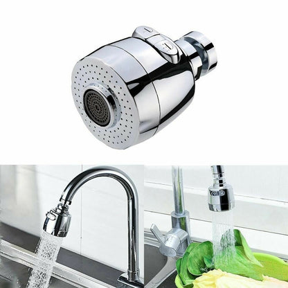 360 Grad drehbar Anschluss Düse für Wasserhahn, ABS/Metall