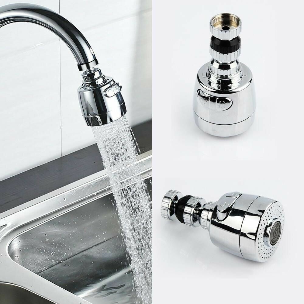 360 Grad drehbar Anschluss Düse für Wasserhahn, ABS/Metall