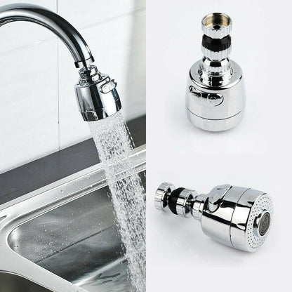 360 Grad drehbar Anschluss Düse für Wasserhahn, ABS/Metall