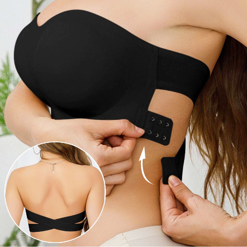 💥1 kaufen, 1 gratis🔥Trägerloser kabelloser Damen-BH mit Seitenverschluss